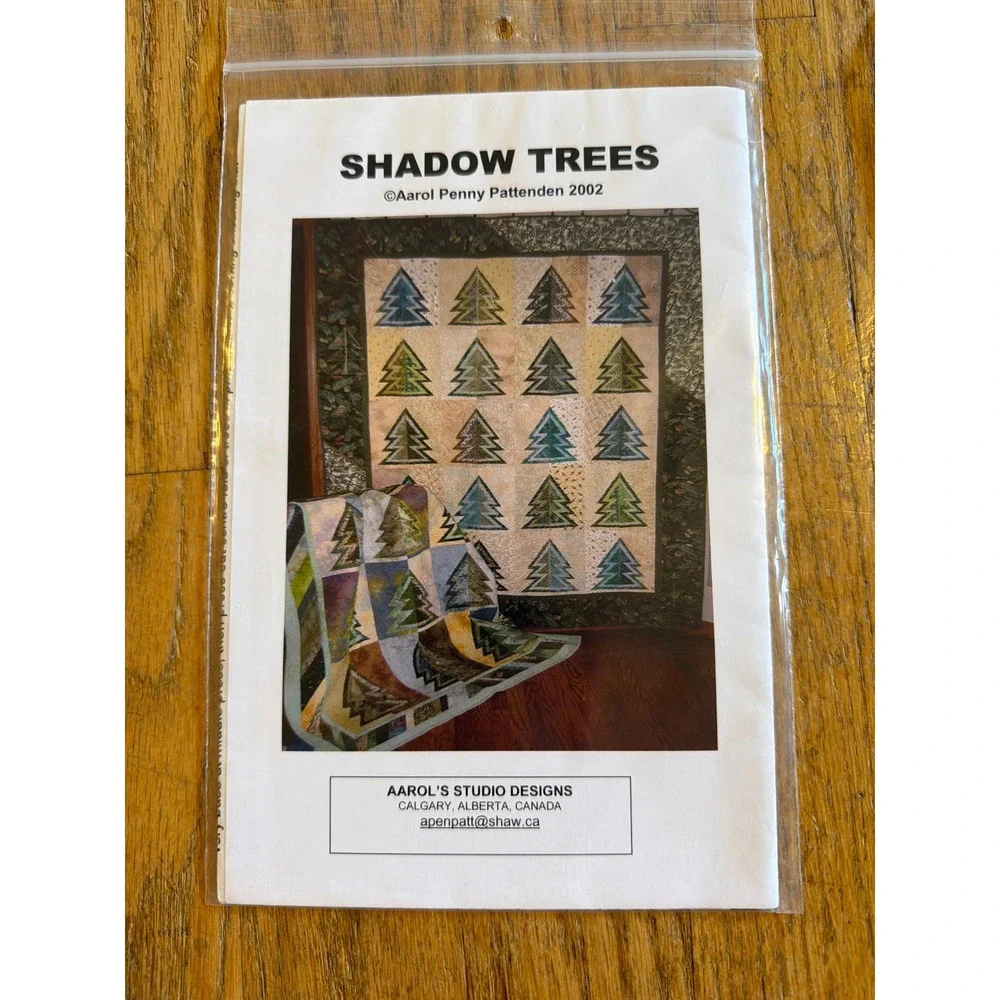 VTG Fall Quilt Patterns Shadow Trees Aarol's Studio & Rag Bag October's Trees